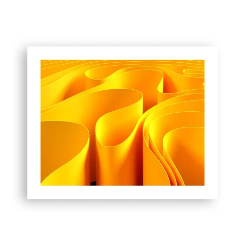 Affiche - Poster - Comme les vagues du soleil - 50x40 cm