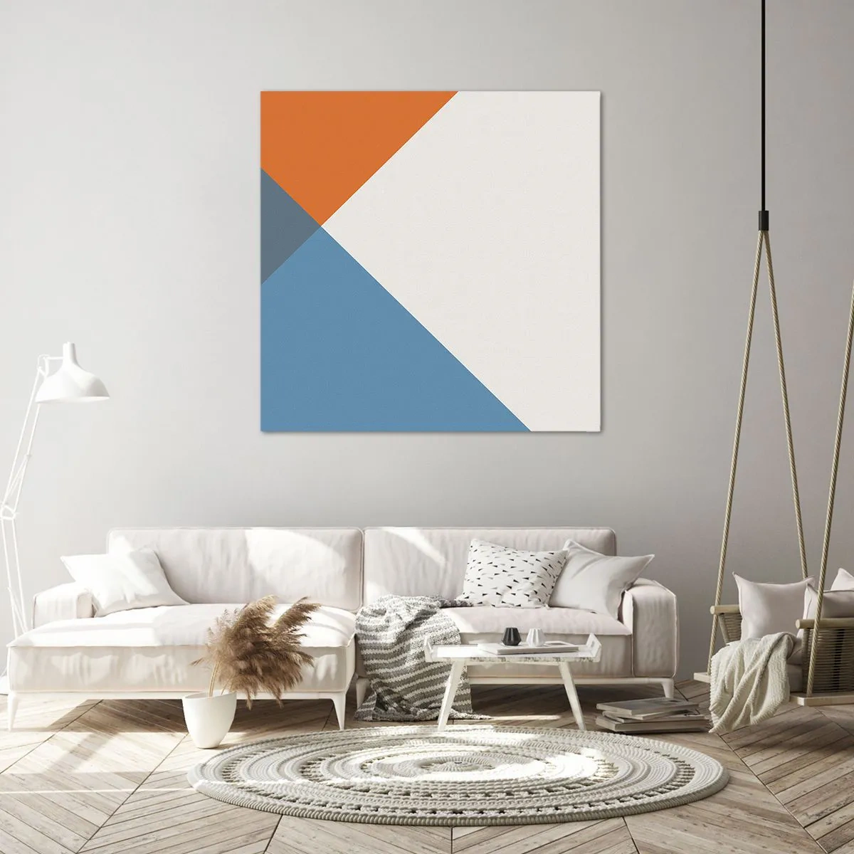 Impression sur toile - Image sur toile - Sous cette angle.... - 50x50 cm