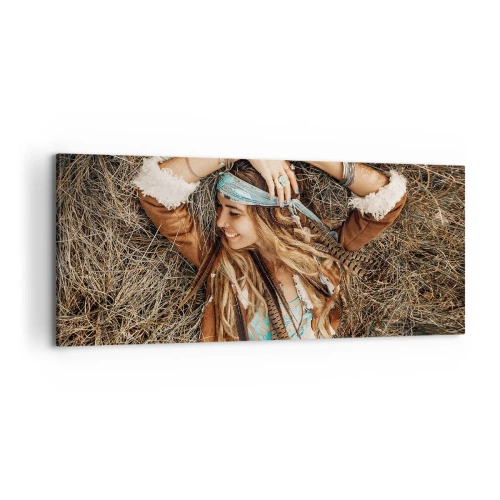 Impression sur toile - Image sur toile - En route vers les années d'amour - 100x40 cm