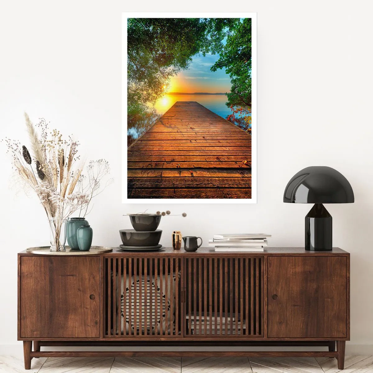 Affiche - Poster - Prenez votre temps, asseyez-vous - 40x50 cm