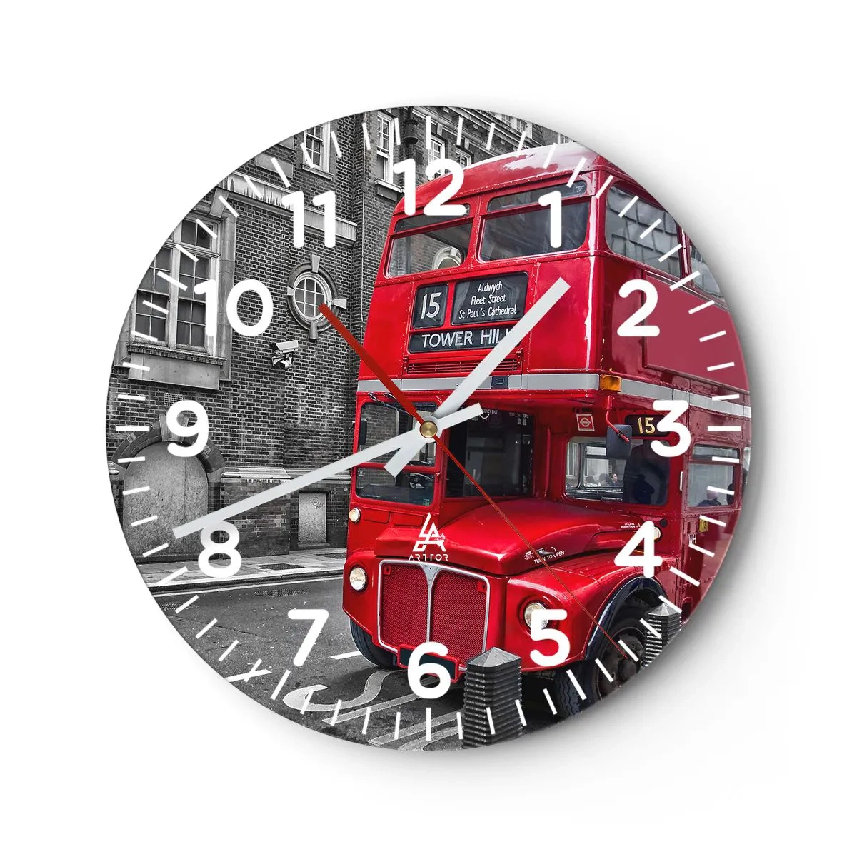 Horloge murale - Pendule murale - Toujours la même chose - 40x40 cm