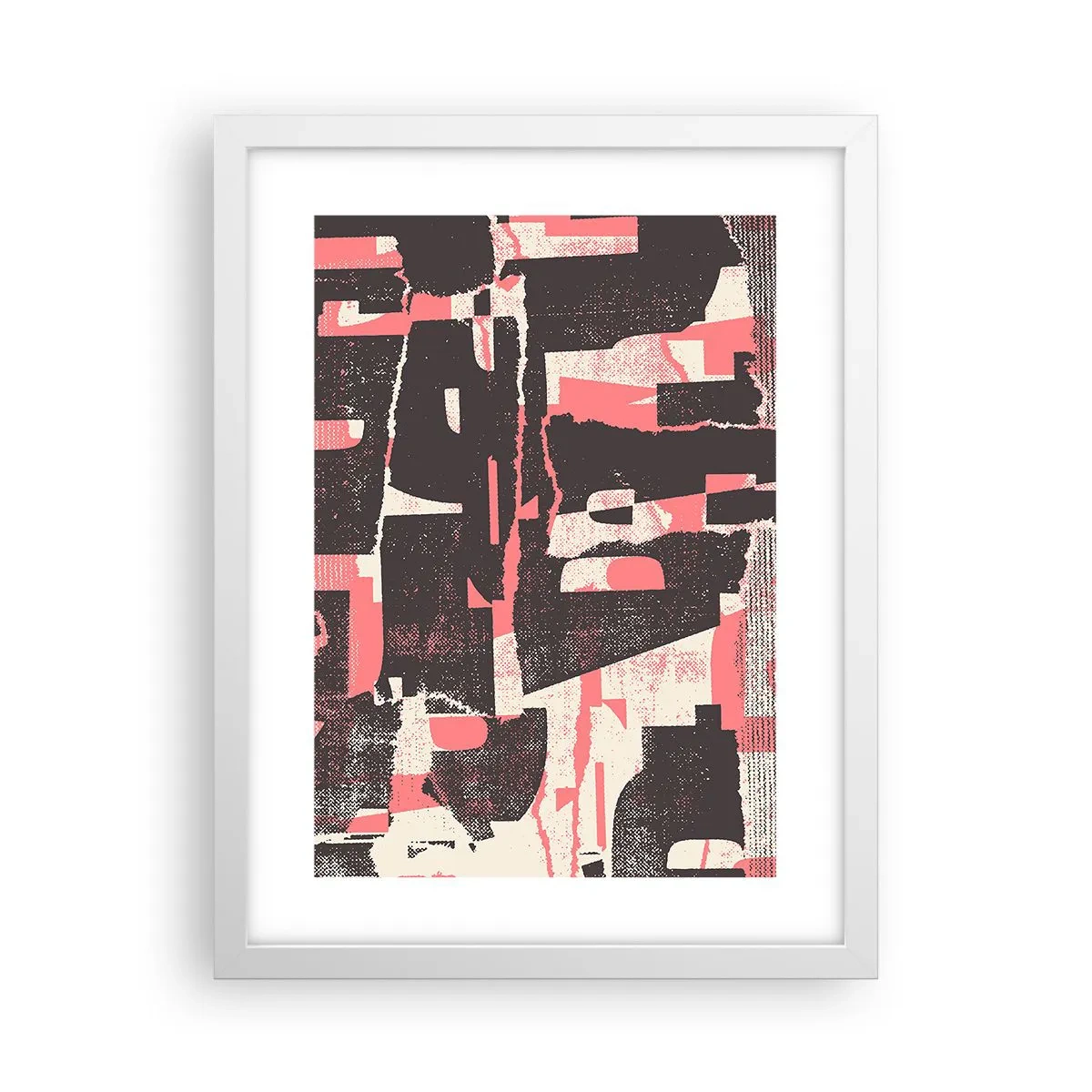 Affiche dans un cadre blanc - Poster - Tout ce tapage - 30x40 cm