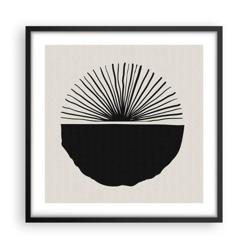 Affiche dans un cadre noir - Poster - Une gamme de possibilités - 50x50 cm