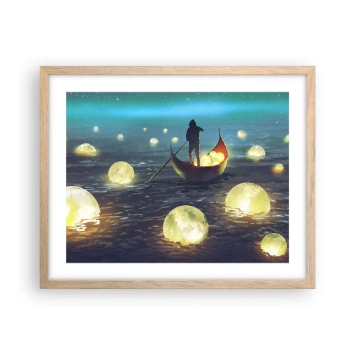 Affiche dans un chêne clair - Poster - Des choses dont les philosophes n'ont jamais rêvé - 50x40 cm