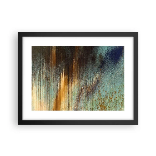 Affiche dans un cadre noir - Poster - Une composition de couleirs non fortuite - 40x30 cm