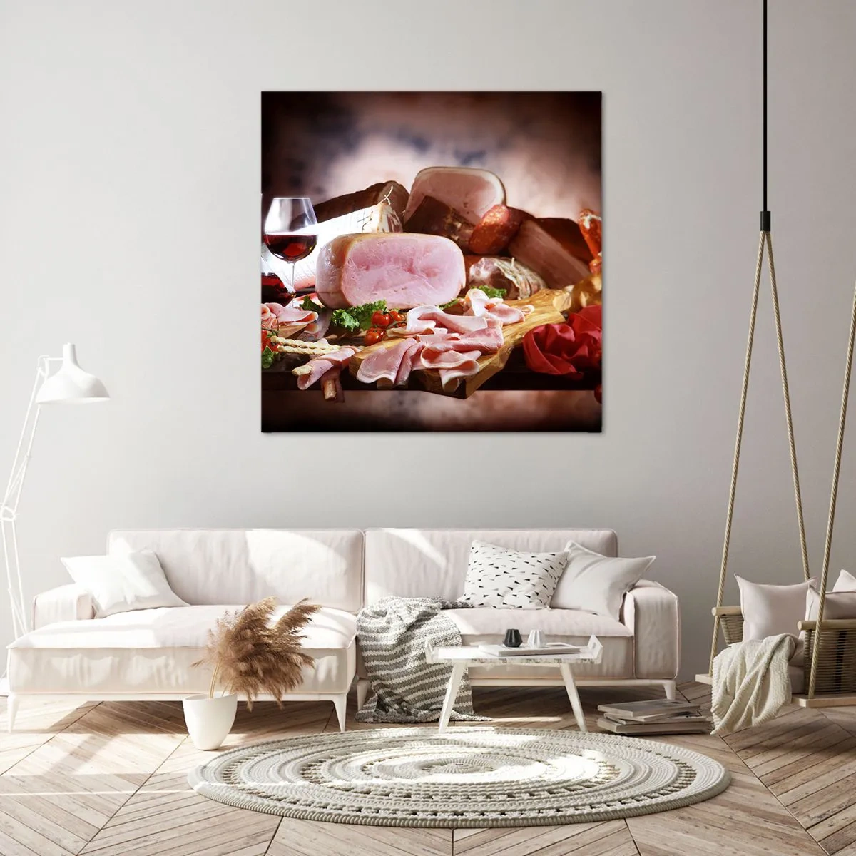 Impression sur toile - Image sur toile - Un rêve culinaire avec une carafe - 40x40 cm