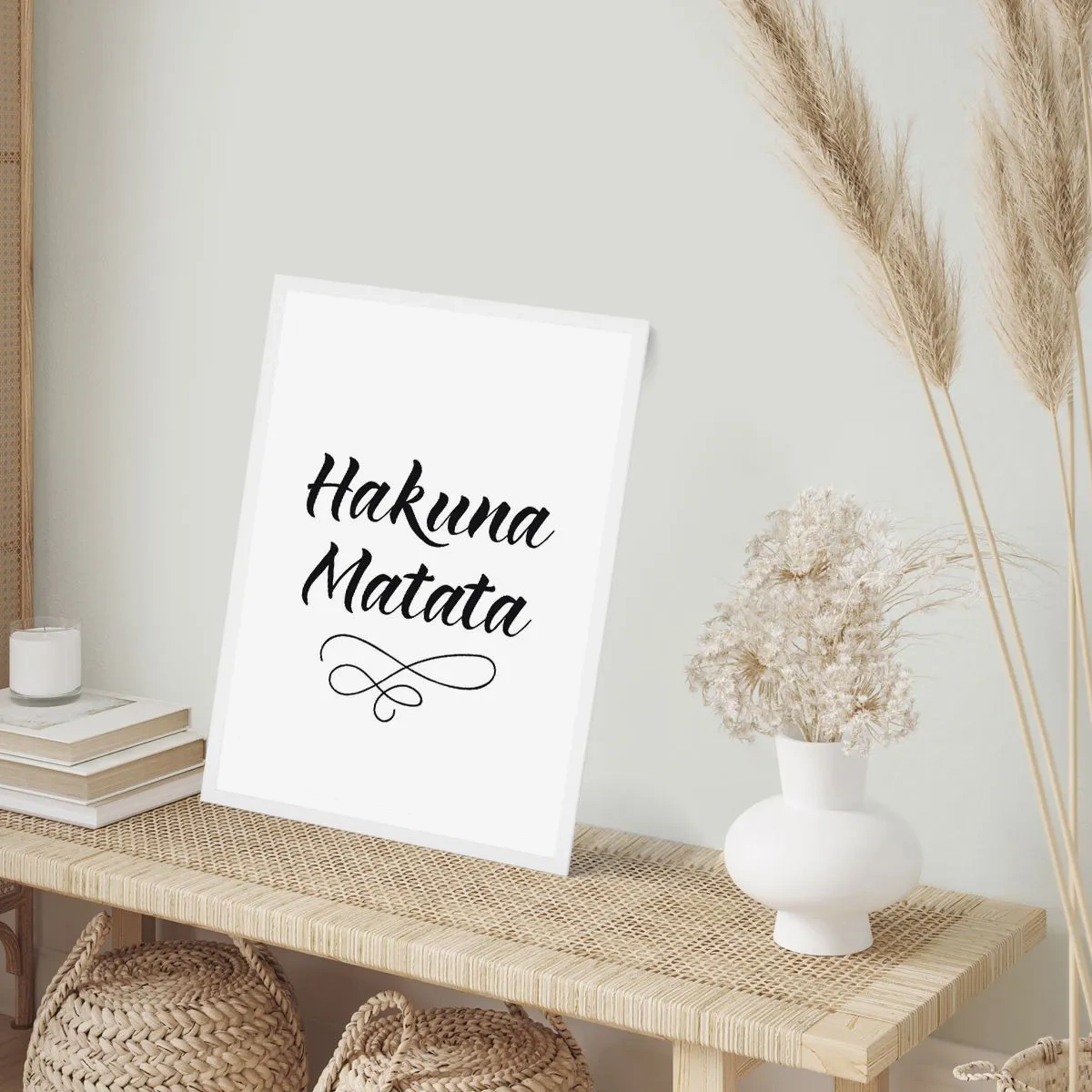 Affiche dans un cadre blanc - Poster - Le meilleur conseil - 50x70 cm