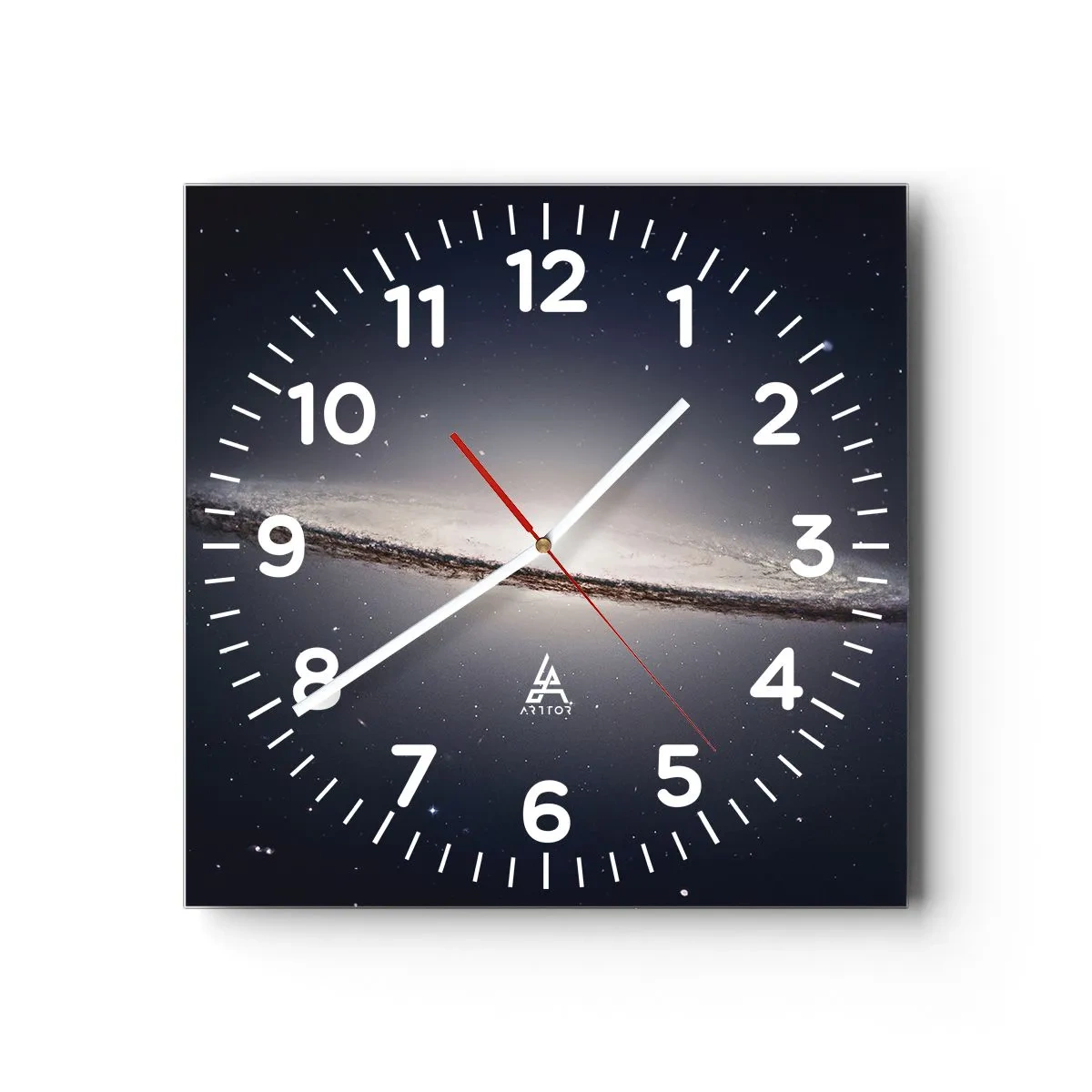 Horloge murale - Pendule murale - Il y a bien longtemps, dans une galaxie très lointaine… - 30x30 cm