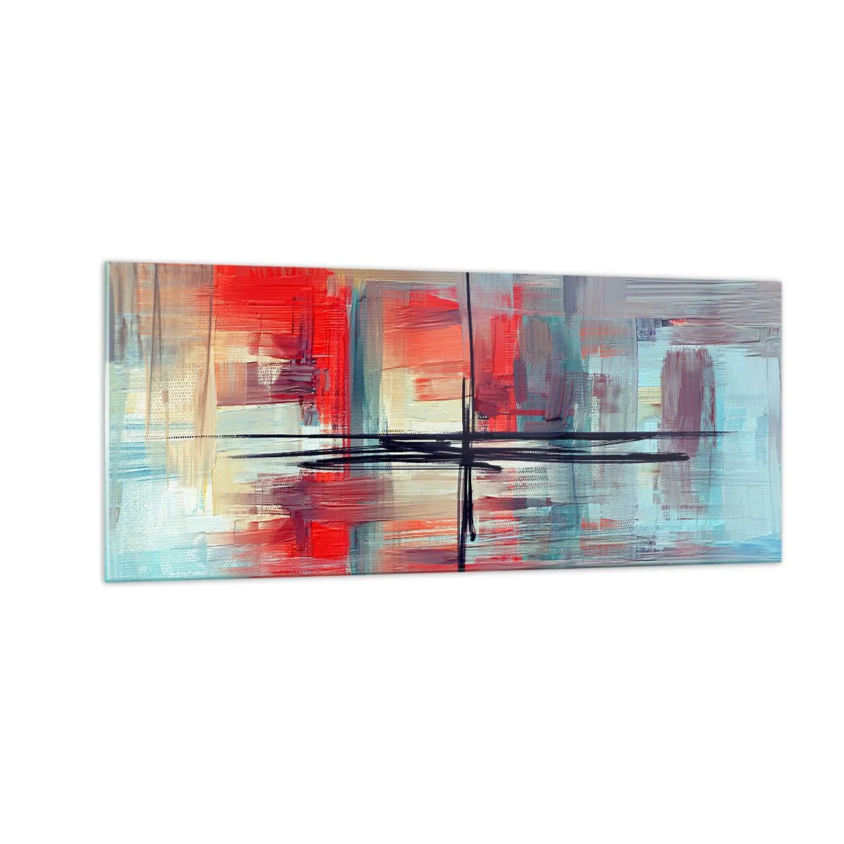 Impression sur verre - Image sur verre - Un paysage dans une dimension inconnue - 100x40 cm