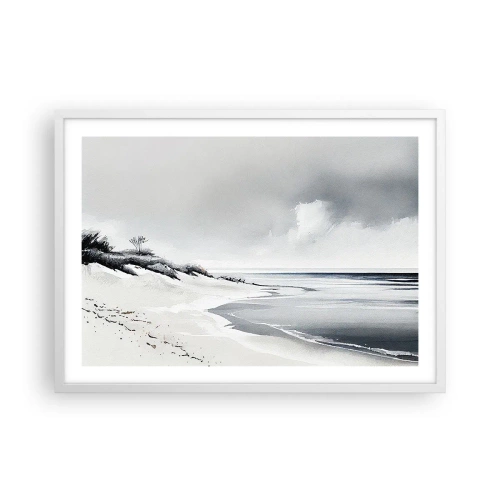 Affiche dans un cadre blanc - Poster - Ensemble depuis toujours - 70x50 cm