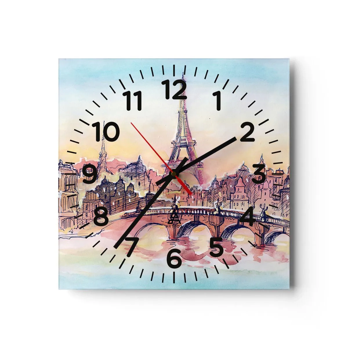 Horloge murale - Pendule murale - La seule ville de ce type au monde - 40x40 cm