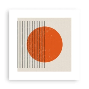 Affiche - Poster - Toujours le soleil - 30x30 cm