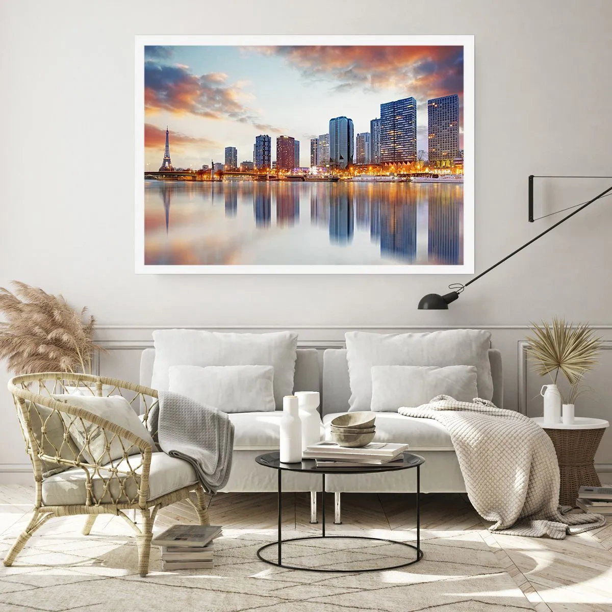 Affiche - Poster - La tranquillité monumentale de Paris - 50x40 cm