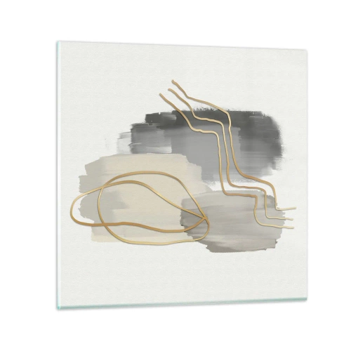 Impression sur verre - Image sur verre - Durée et mouvement - 30x30 cm