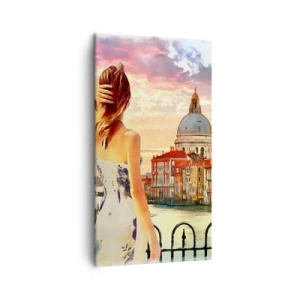 Impression sur toile - Image sur toile - Pour une aventure c'est uniquement dans ... - 45x80 cm