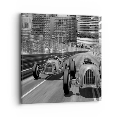 Impression sur toile - Image sur toile - Il y a longtemps à Monté Carlo - 30x30 cm