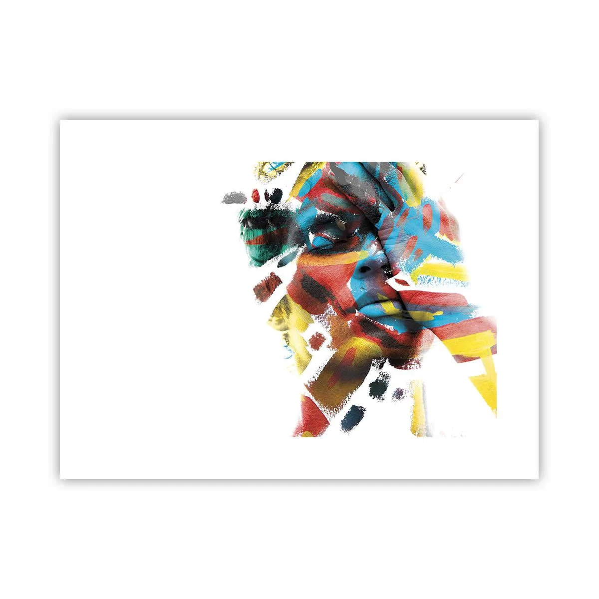 Affiche - Poster - Personnalité colorée - 40x30 cm