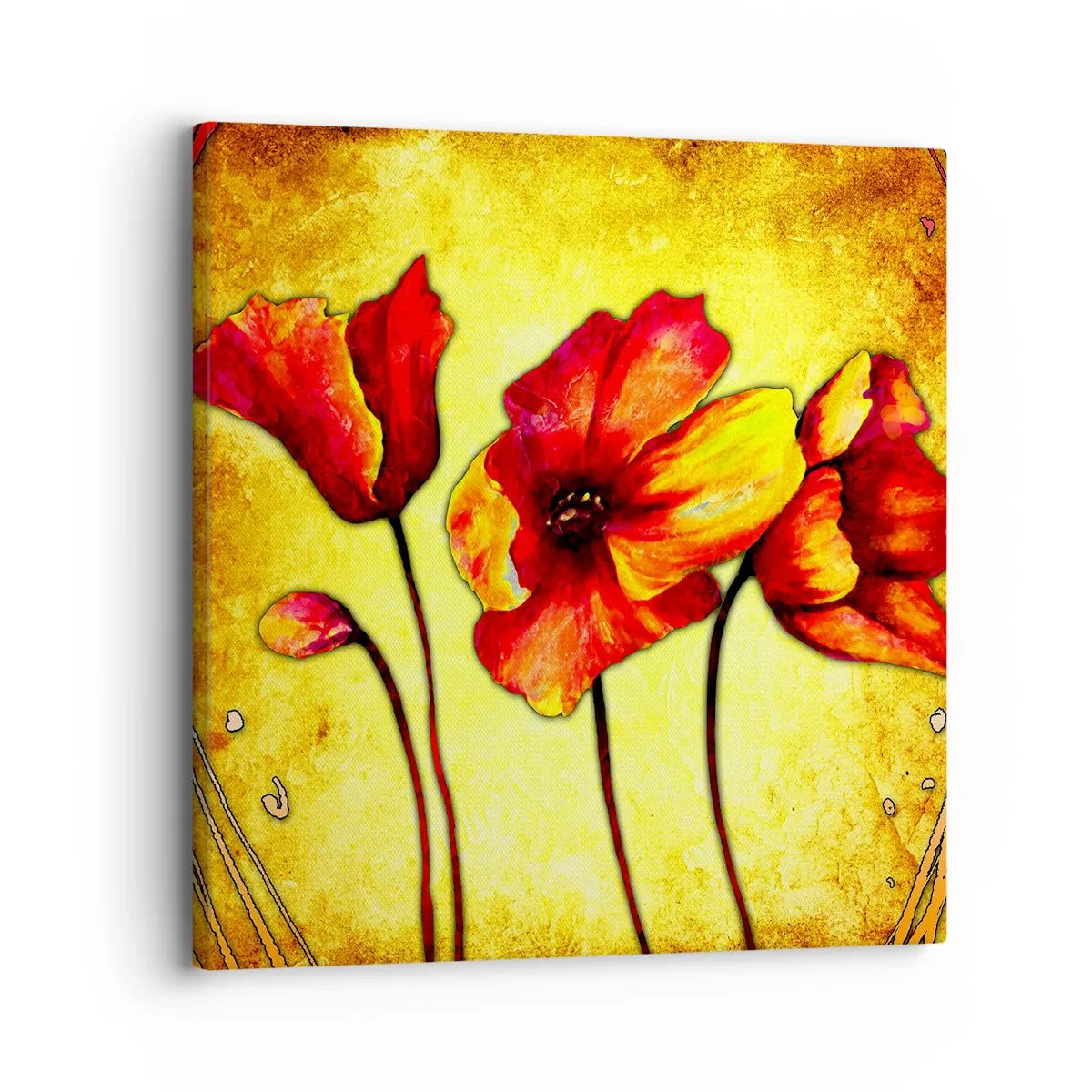 Impression sur toile - Image sur toile - Dans la décoration Art Nouveau - 30x30 cm