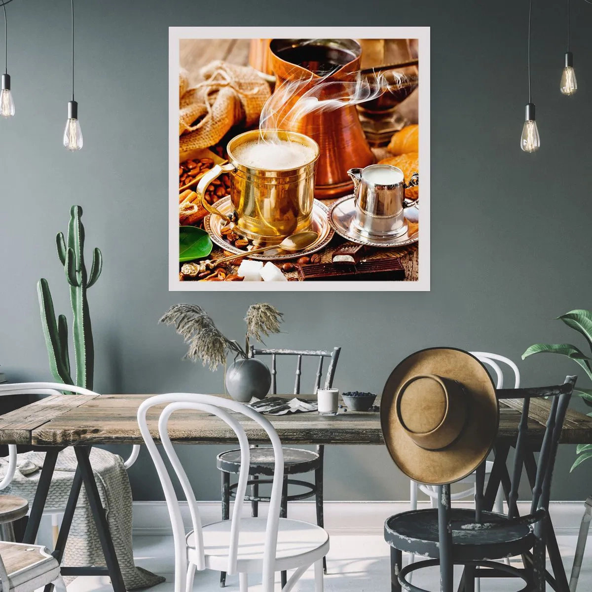 Affiche - Poster - Bonne journée! - 60x60 cm