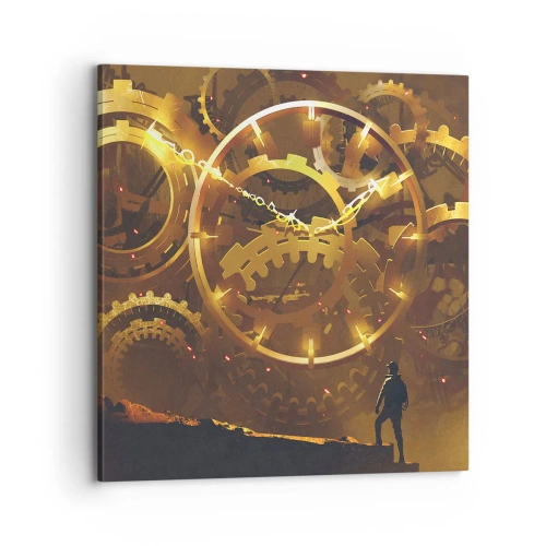 Impression sur toile - Image sur toile - À la source du temps - 70x70 cm