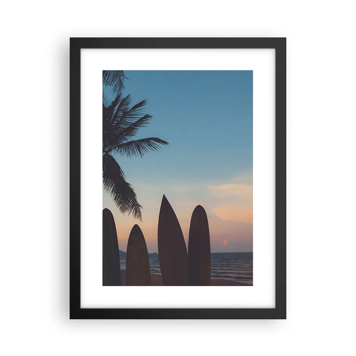 Affiche dans un cadre noir - Poster - Demain sera amusant aussi - 30x40 cm