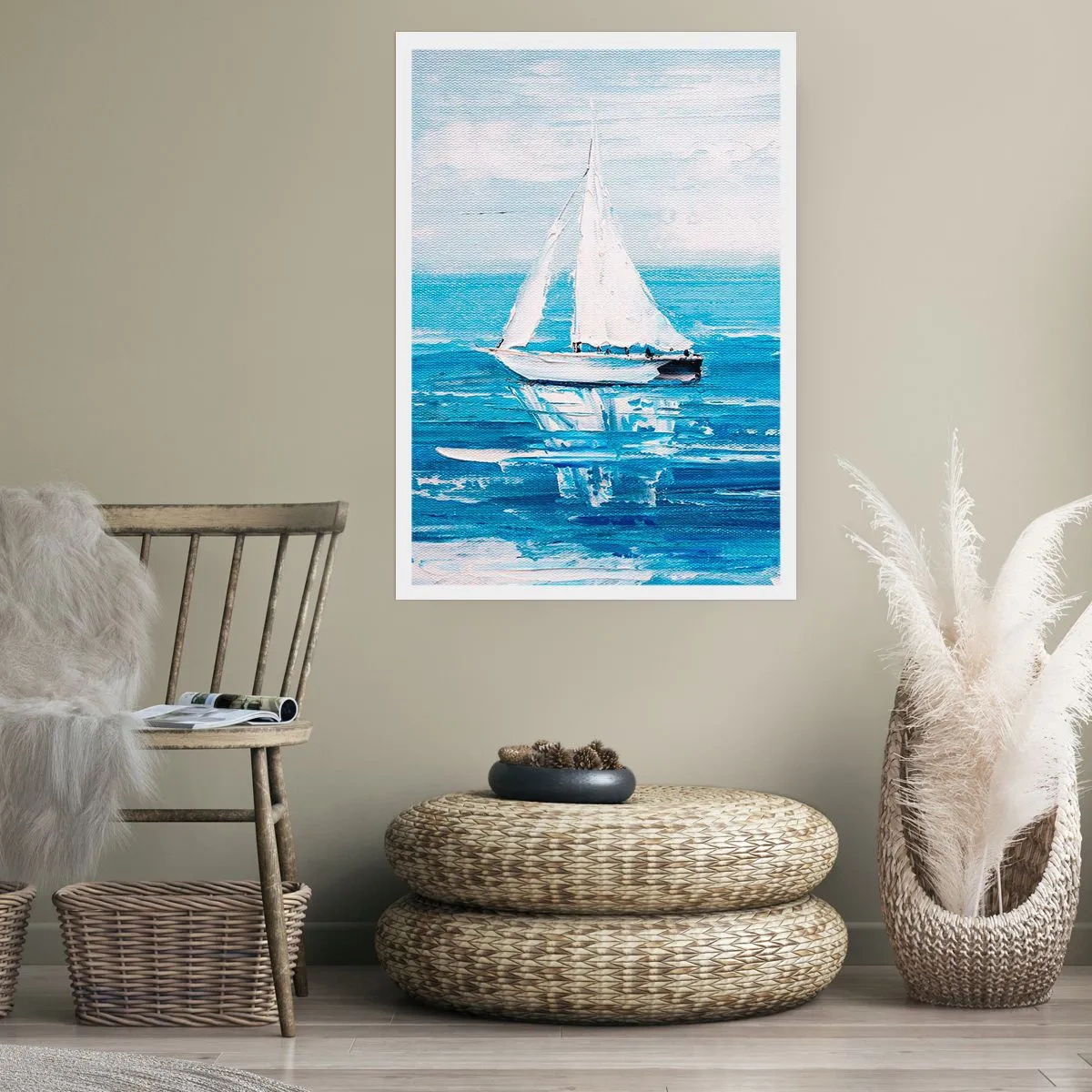 Affiche - Poster - Avec un ami à mes côtés - 30x40 cm