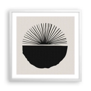 Affiche dans un cadre blanc - Poster - Une gamme de possibilités - 50x50 cm