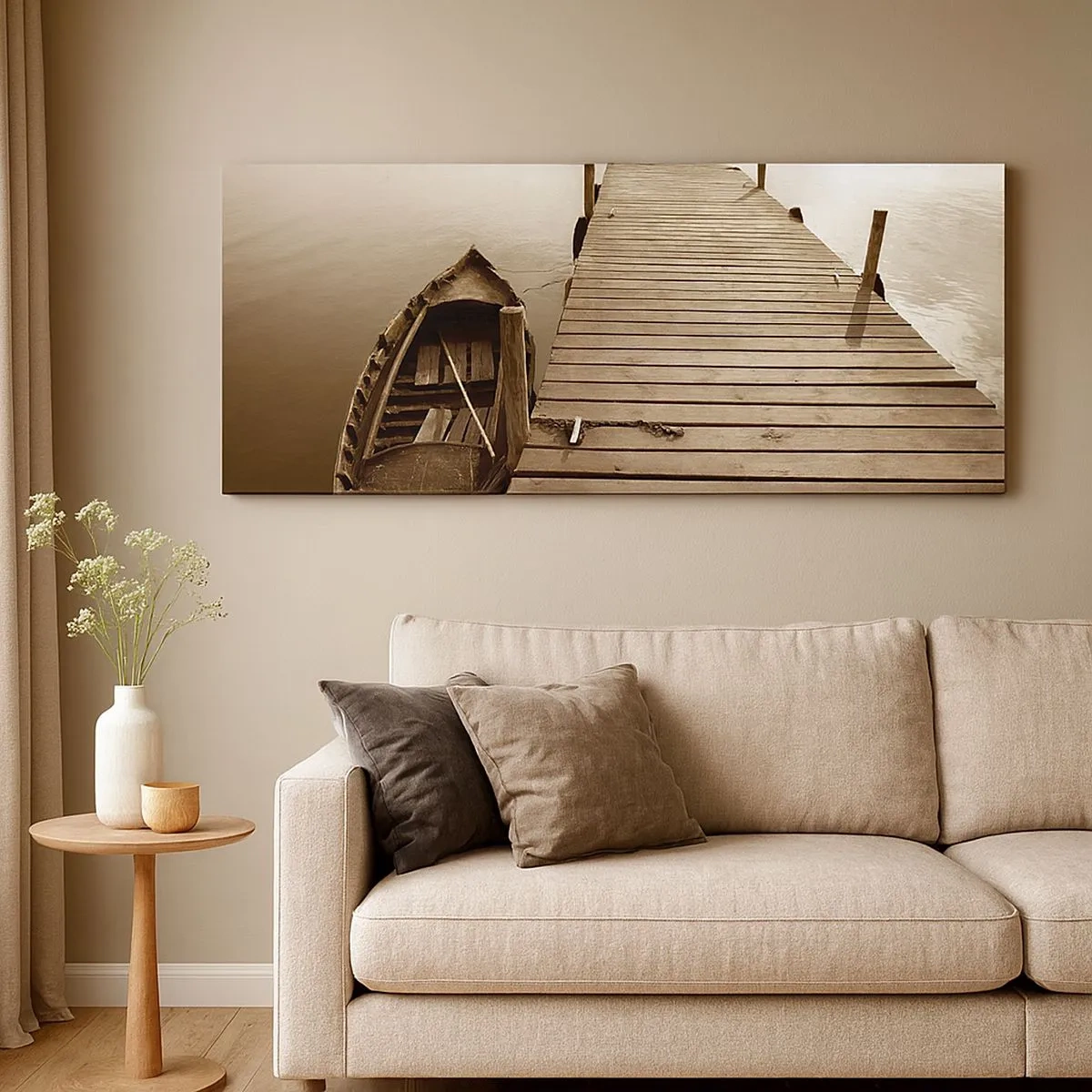 Impression sur toile - Image sur toile - Le grand silence - 100x40 cm