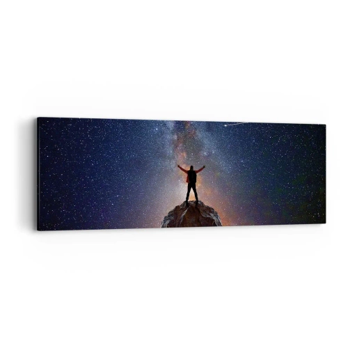 Impression sur toile - Image sur toile - Le force est avec moi! - 90x30 cm