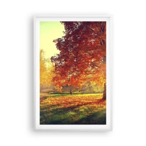 Affiche dans un cadre blanc - Poster - Le roux est beau - 61x91 cm