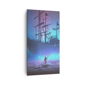 Impression sur toile - Image sur toile - A la rencontre du mythe de la mer - 55x100 cm