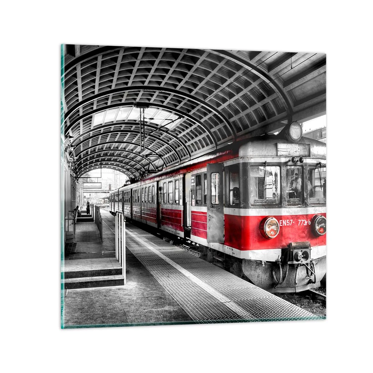 Impression sur verre - Image sur verre - C'est peut-être le voyage de votre vie ? - 30x30 cm