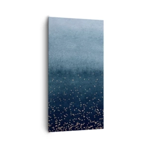 Impression sur toile - Image sur toile - Composition - phases bleues - 65x120 cm