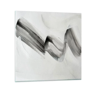 Impression sur verre - Image sur verre - Mine de rien pour s'amuser - 70x70 cm