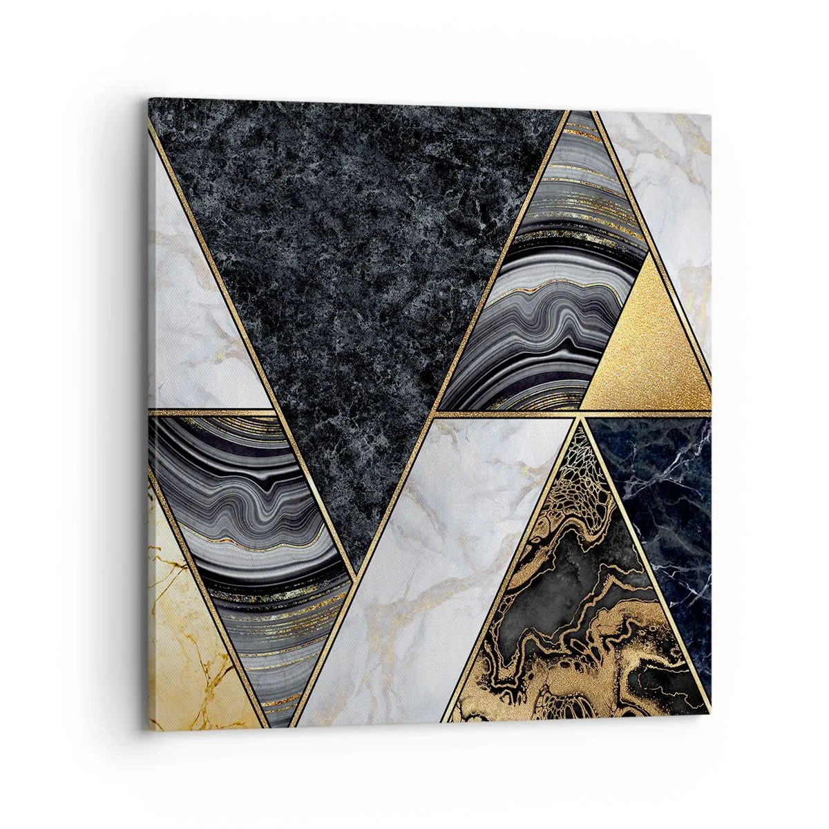 Impression sur toile - Image sur toile - Pierre après pierre - 70x70 cm