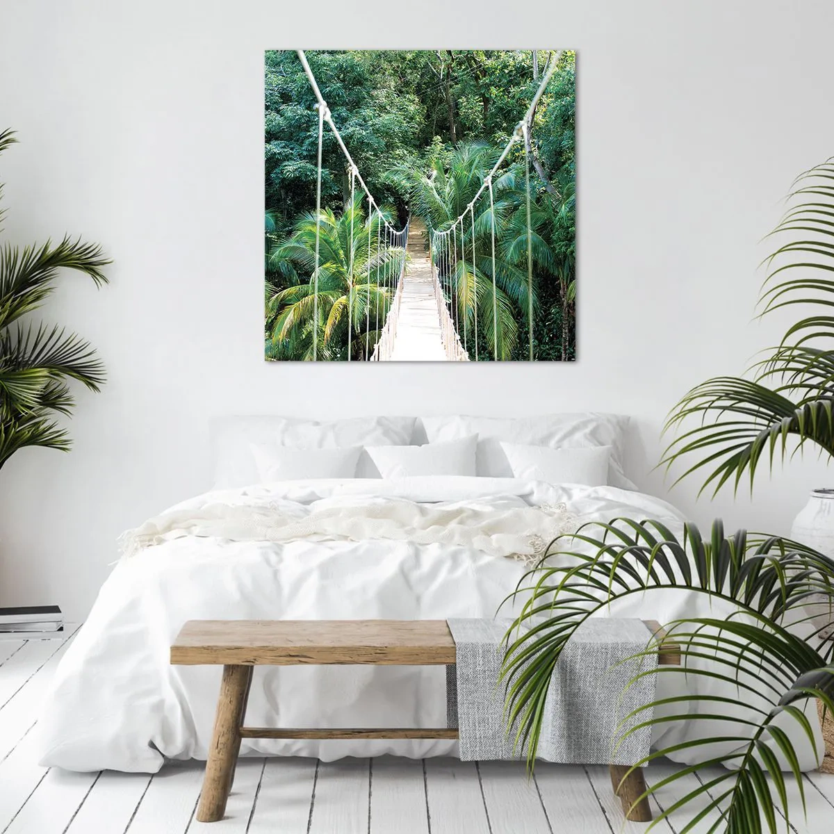 Impression sur toile - Image sur toile - Welcome to the jungle! - 40x40 cm