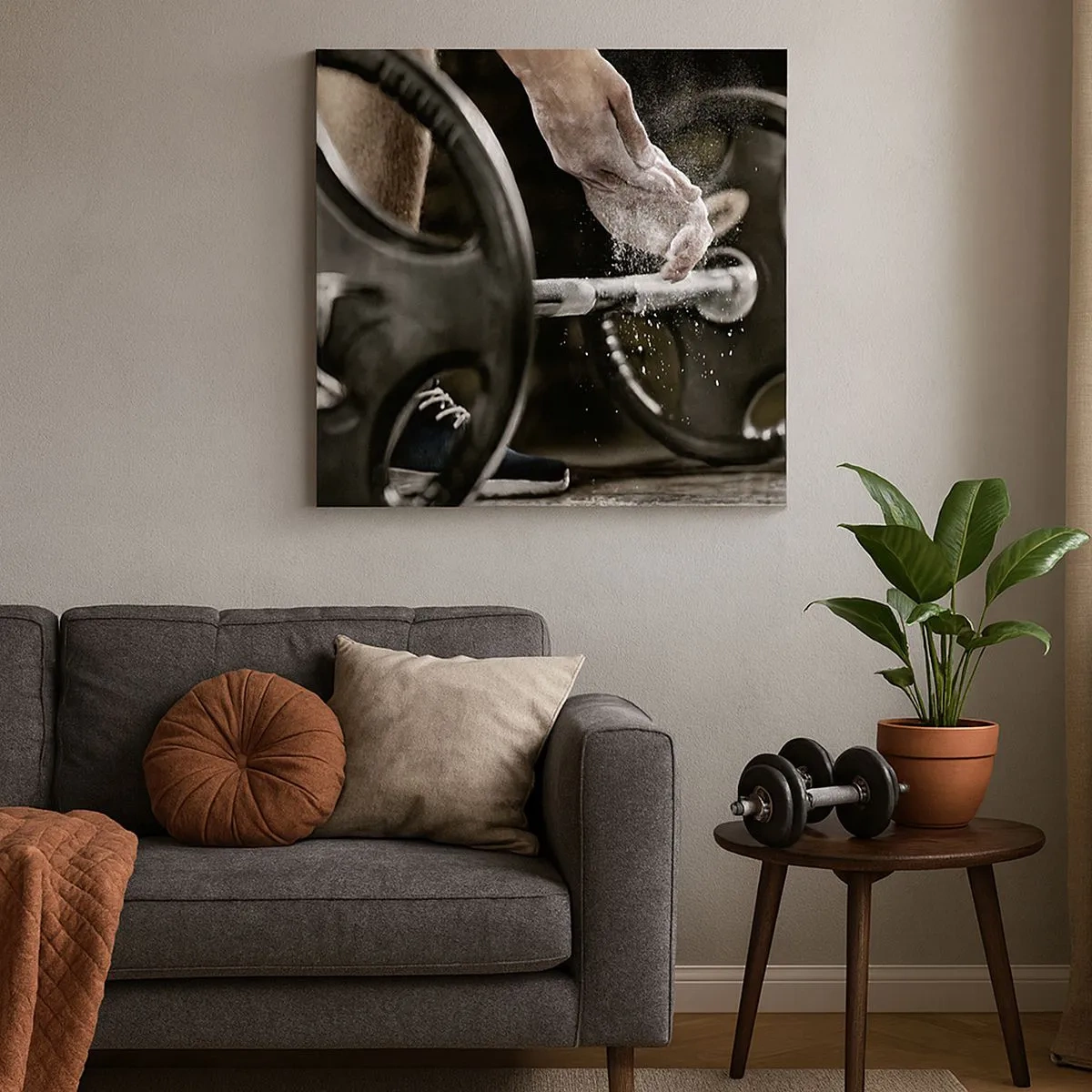 Impression sur toile - Image sur toile - Défi accepté! - 30x30 cm