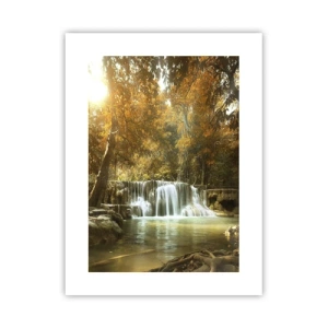 Affiche - Poster - Cascade du parc - 30x40 cm