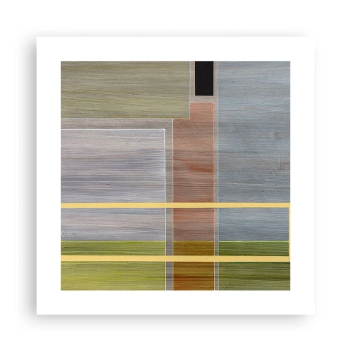 Affiche - Poster - Simple et calme - 40x40 cm