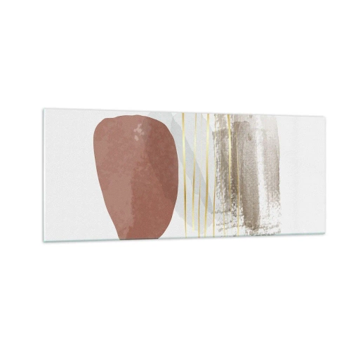 Impression sur verre - Image sur verre - Colonnade abstraite - 100x40 cm