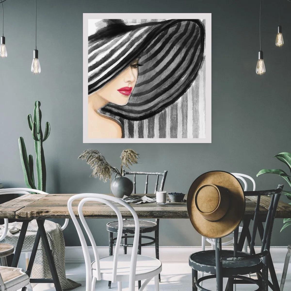 Affiche - Poster - Où te chercher ? - 50x50 cm