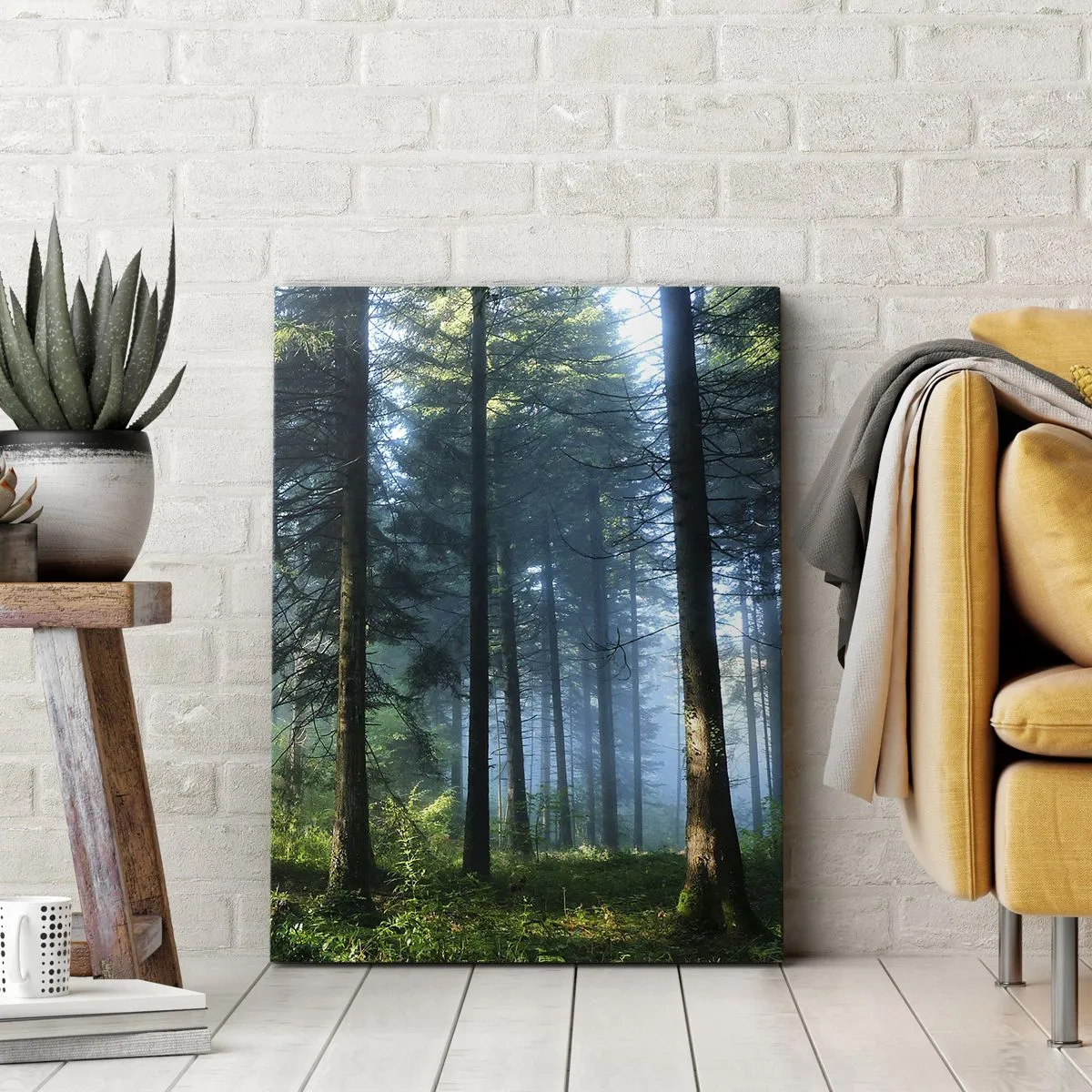 Impression sur toile - Image sur toile - Rayonnant le matin - 65x120 cm