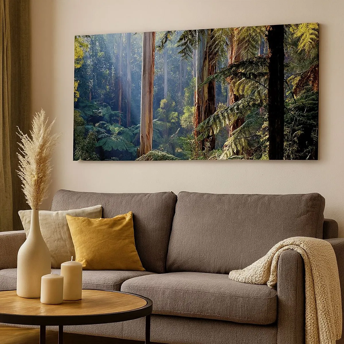 Impression sur toile - Image sur toile - Fable de la forêt - 100x40 cm