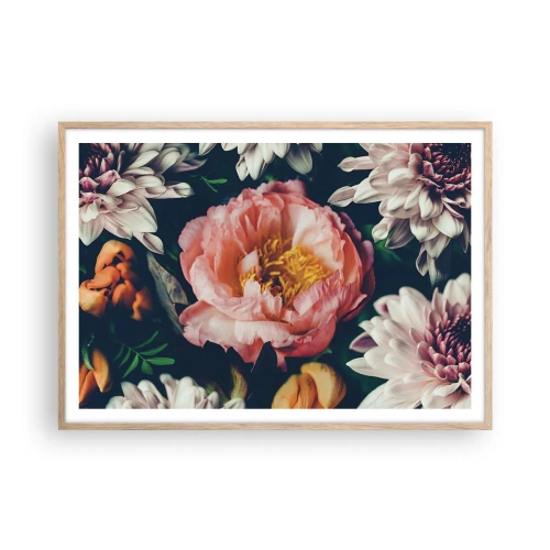 Affiche dans un chêne clair - Poster - Splendeur baroque - 100x70 cm