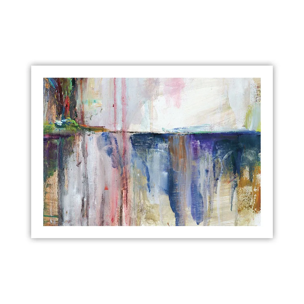 Affiche - Poster - Impressions et associations colorées - 70x50 cm
