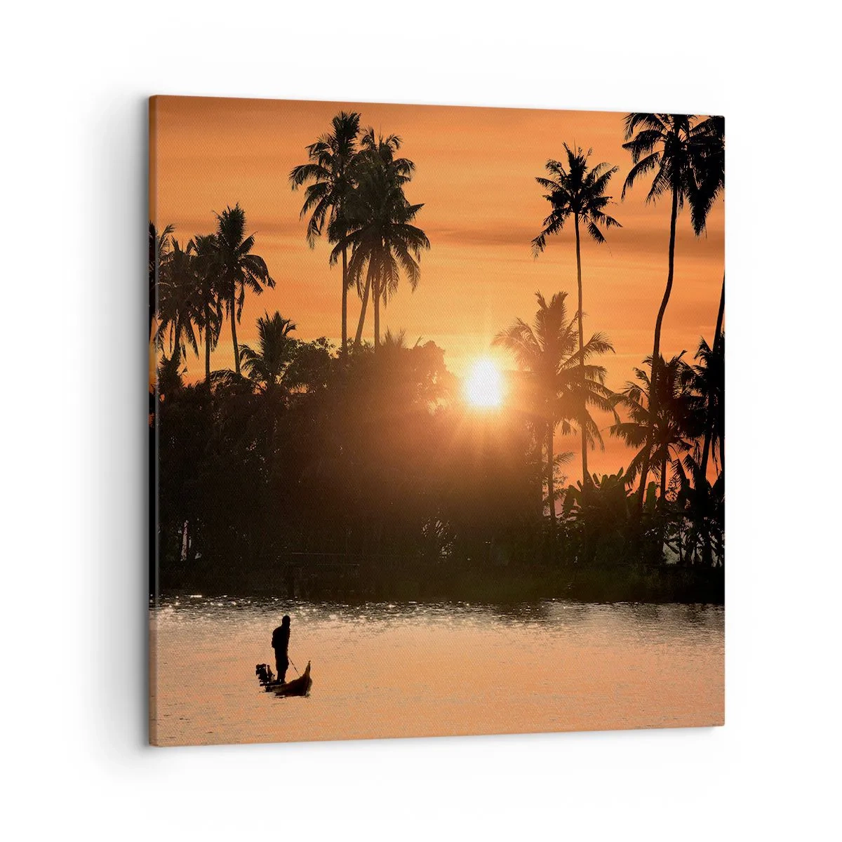 Impression sur toile - Image sur toile - Il est temps de se détendre - 50x50 cm