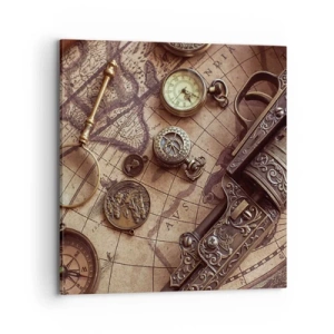 Impression sur toile - Image sur toile - L'aventure appelle - 70x70 cm