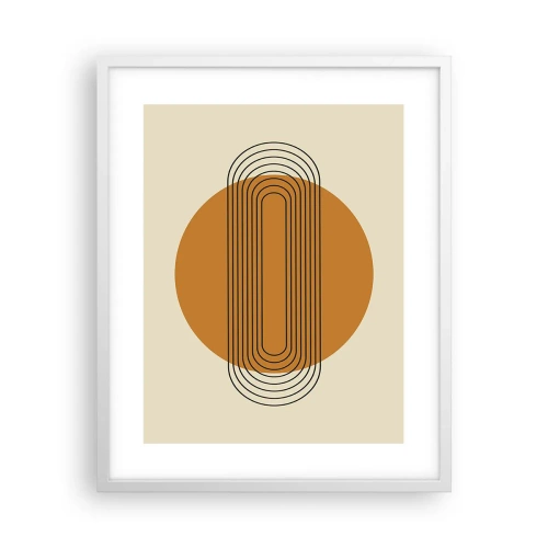 Affiche dans un cadre blanc - Poster - Plan idéal - 40x50 cm