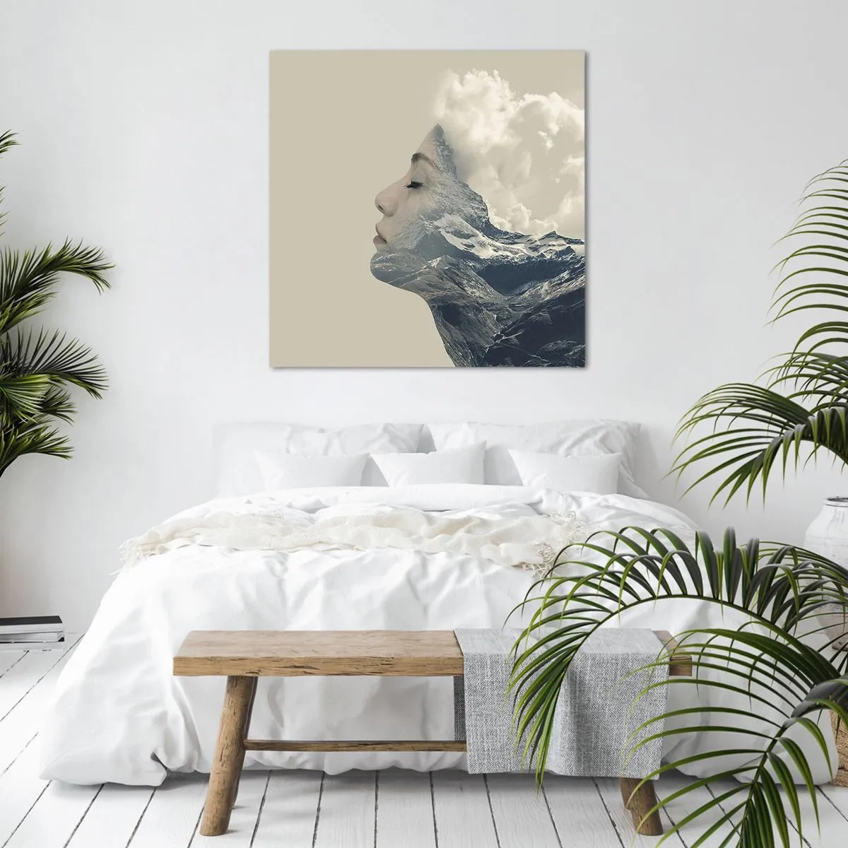 Impression sur toile - Image sur toile - La beauté des éléments - 40x40 cm