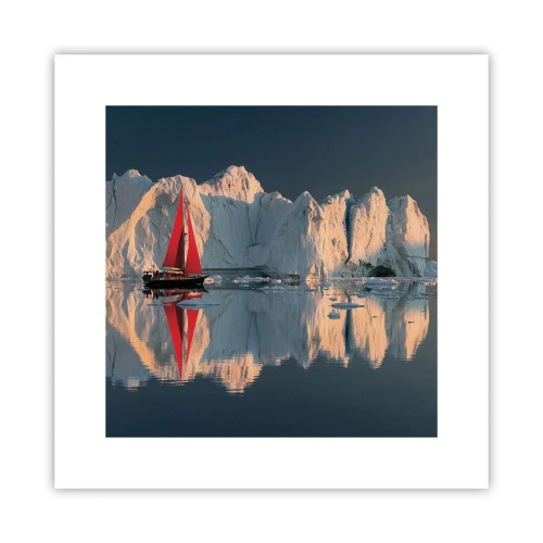 Affiche - Poster - Aux limites du monde - 30x30 cm